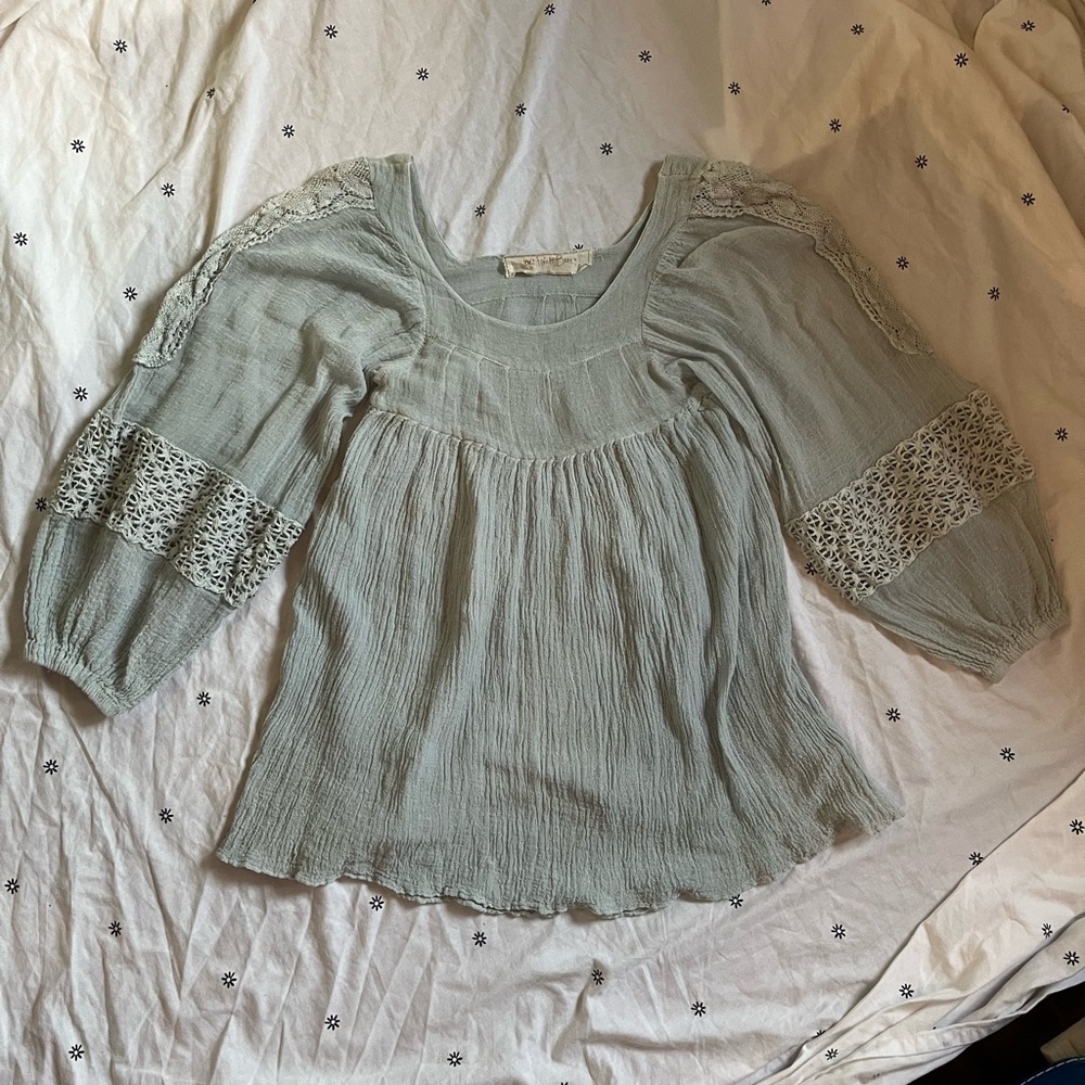 Jen’s Pirate Booty Crochet Peasant Blouse